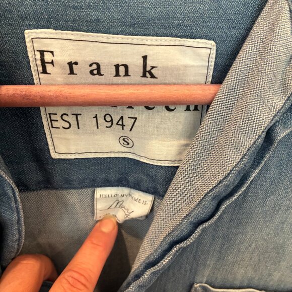 Frank & Eileen Mary Dress - Vintage Stonewashed Indigo (Denim)  - Size Small - Picture 4 of 4